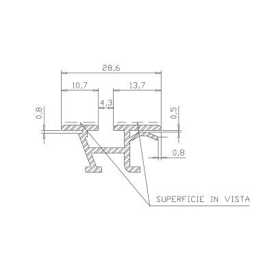 PVC-Profile für Dichtungen für Kühlmöbel