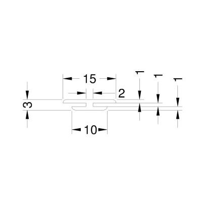 Multi-use H profiles in rigid and soft PVC